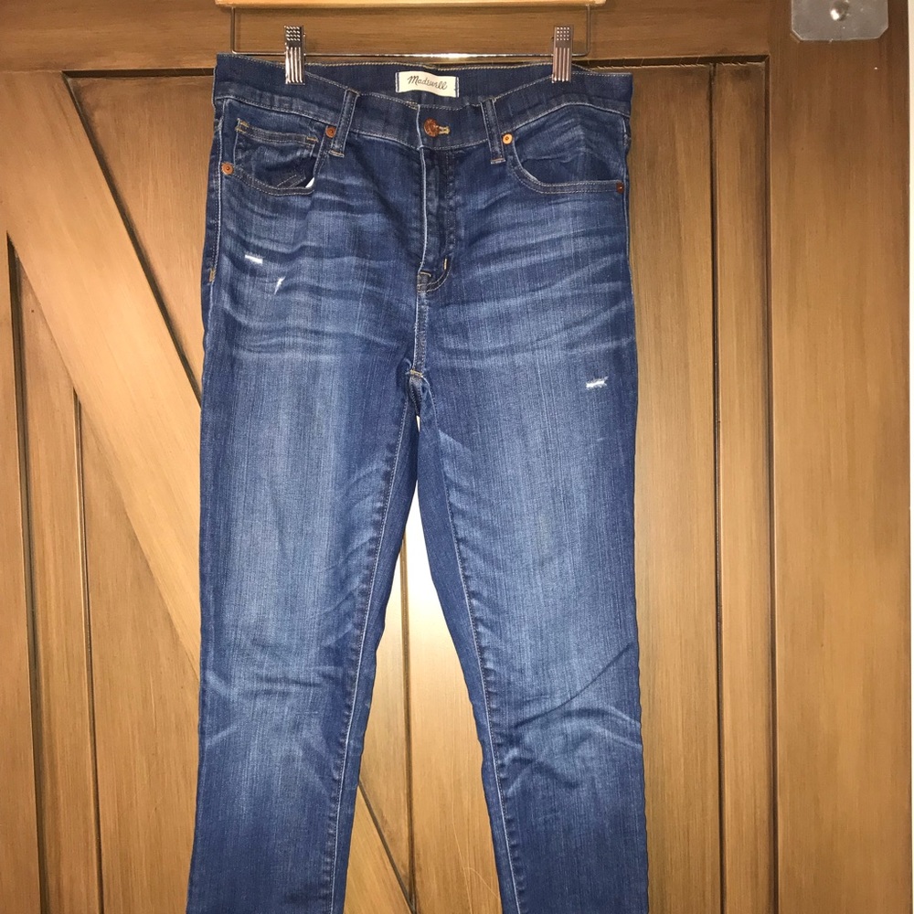 Madewell Skinny Jeans Raw Hem!!